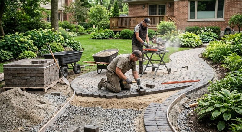 Brick Landscaping Service in Worcester, MA